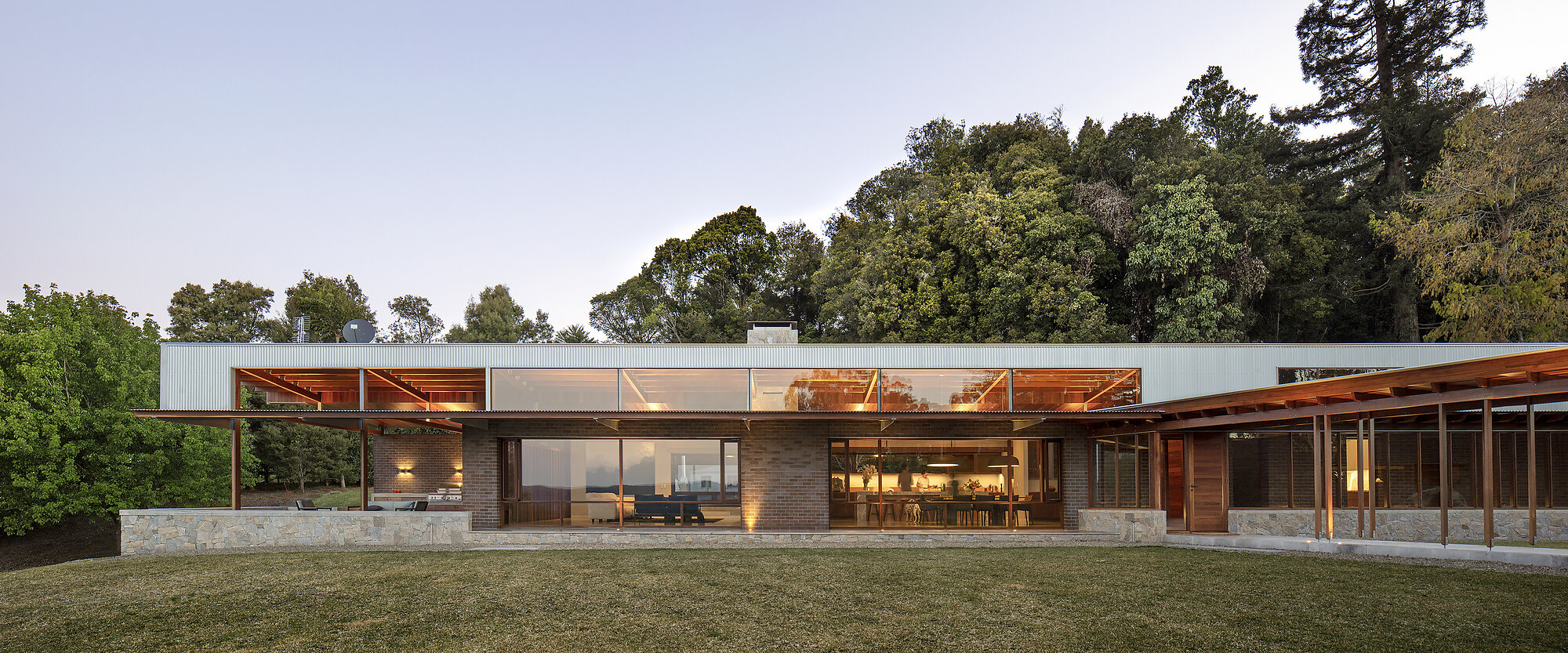 Interior photograph of Merindah Park House by Simon Wood Photography